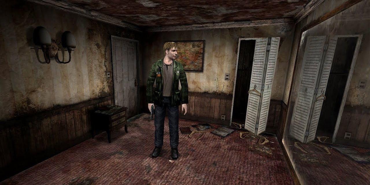 A man in an apartment in Silent Hill 2