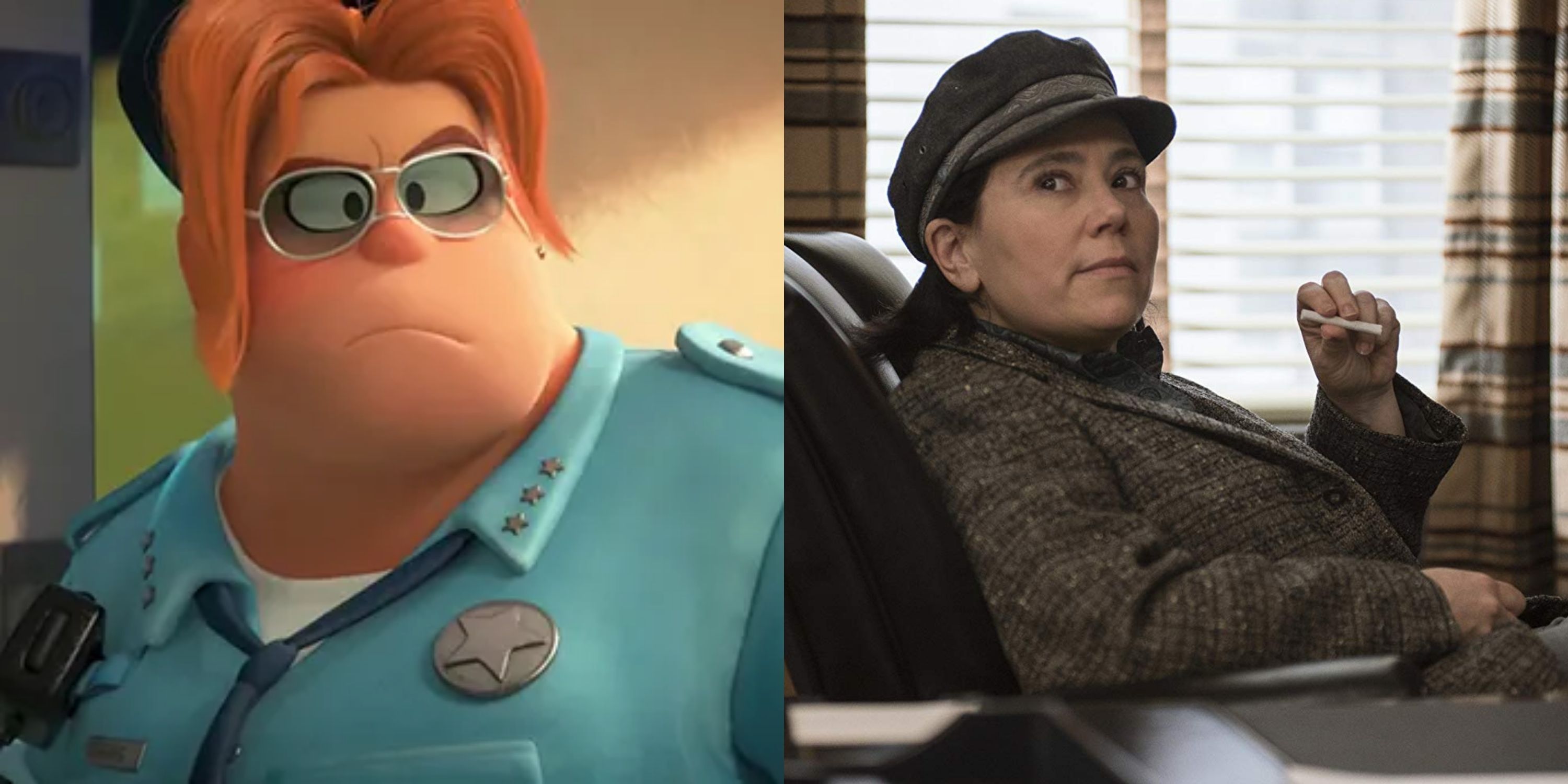 Alex Borstein as Misty Luggins in The Bad Guys and The Marvelous Mrs. Maisel