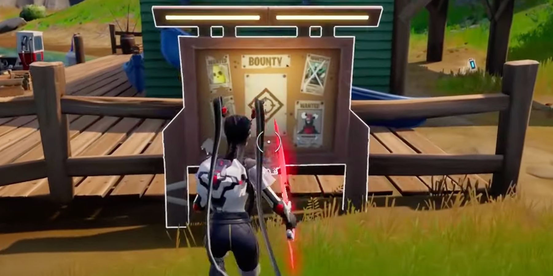 All Bounty Board Locations in Fortnite Chapter 3 Season 2 South of Shifty Shafts