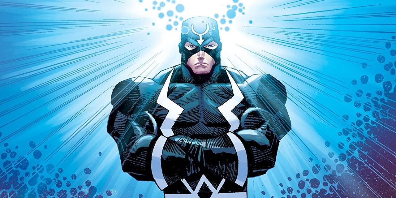 An image of Black Bolt using his powers in the Marvel Comics