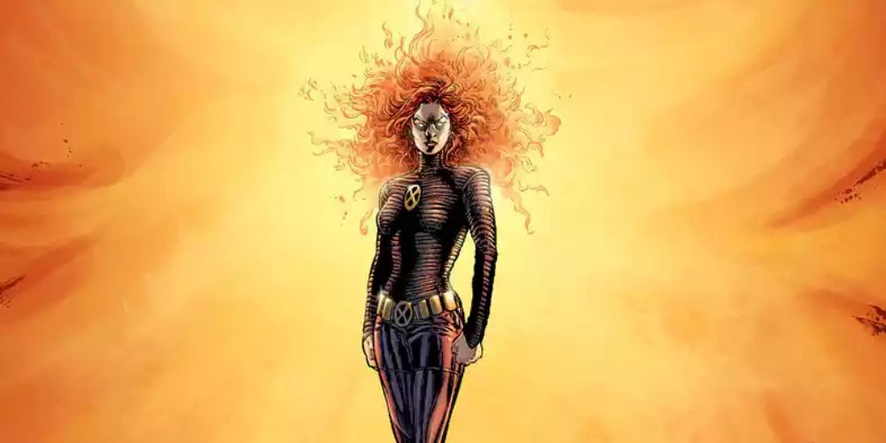 An image of Jean Grey using the Phoenix Force in the Marvel comics
