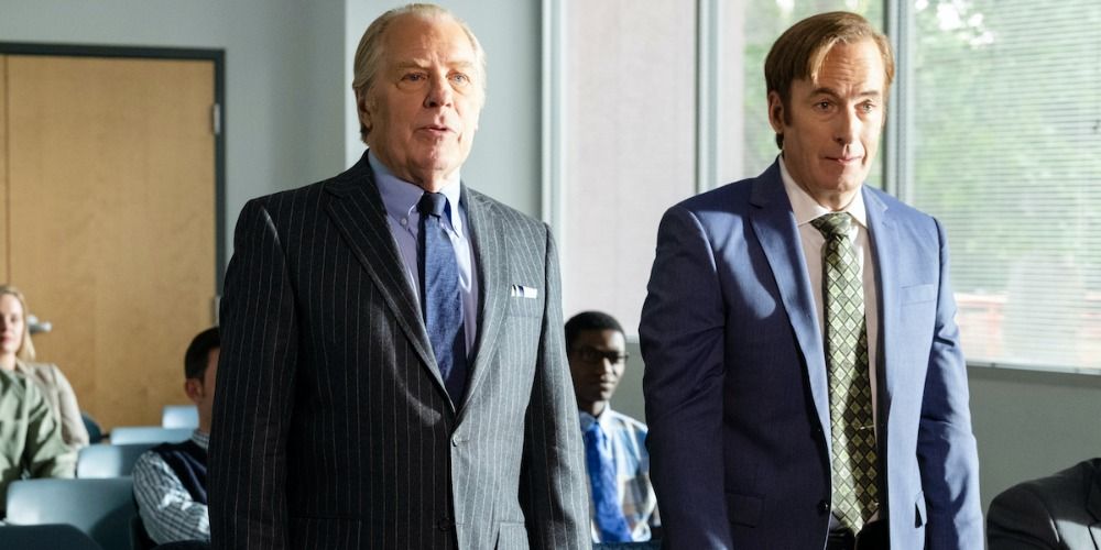 An image of Jimmy and Saul standing together in Better Call Saul