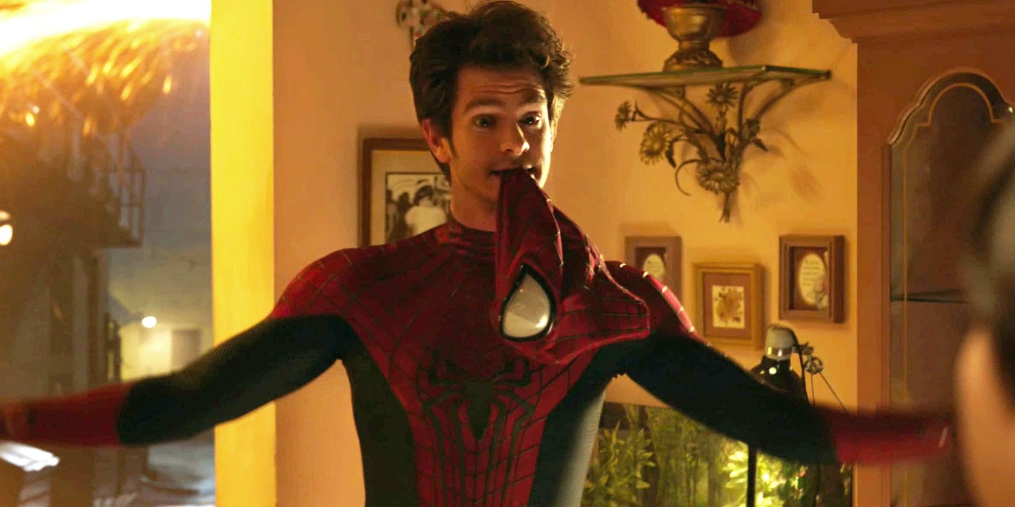 Andrew Garfield as Peter Parker in Spider-Man No Way Home