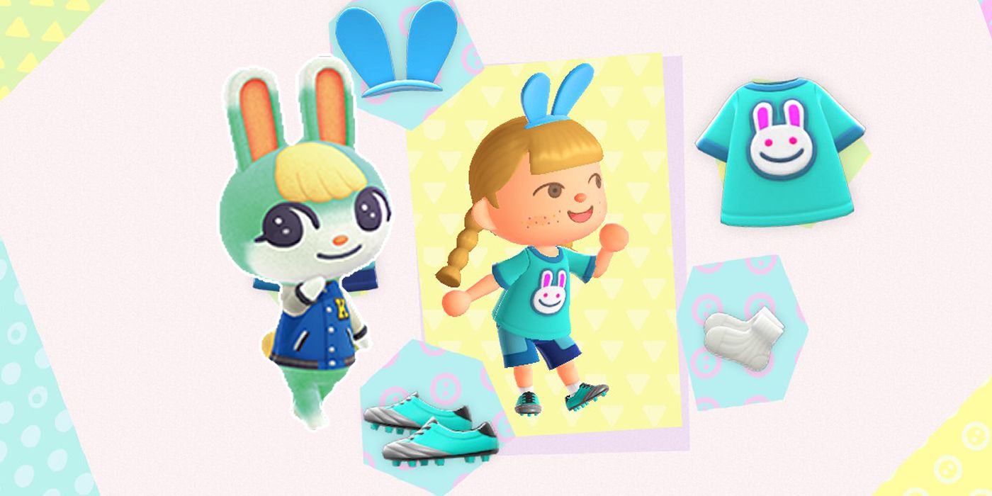 Animal Crossing New Horizons Sasha Player Villager Dress Up Rabbit Bunny