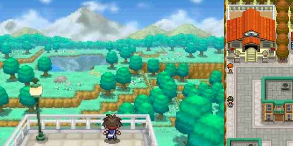 Aspertia City from Pokemon in two seasons with the lookout.