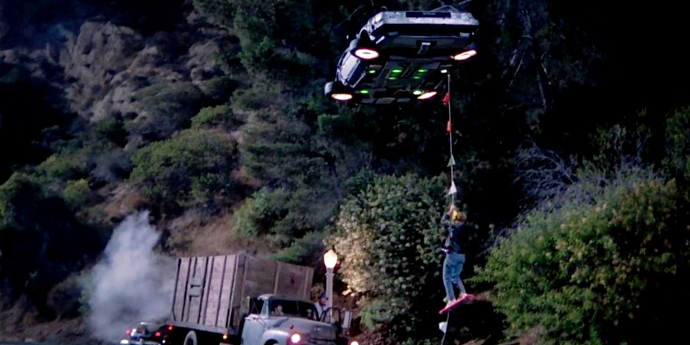 Back to the Future 2 Doc rescues Marty tunnel