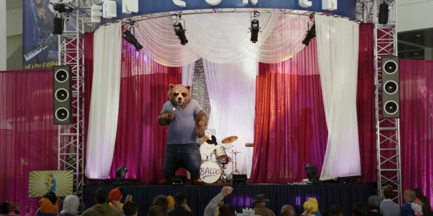 Baloo sings in the Rescue Rangers movie