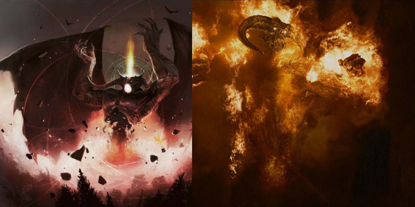 Balrog Lord of the Rings Lord of the Pit Magic the Gathering Yugioh Inspired