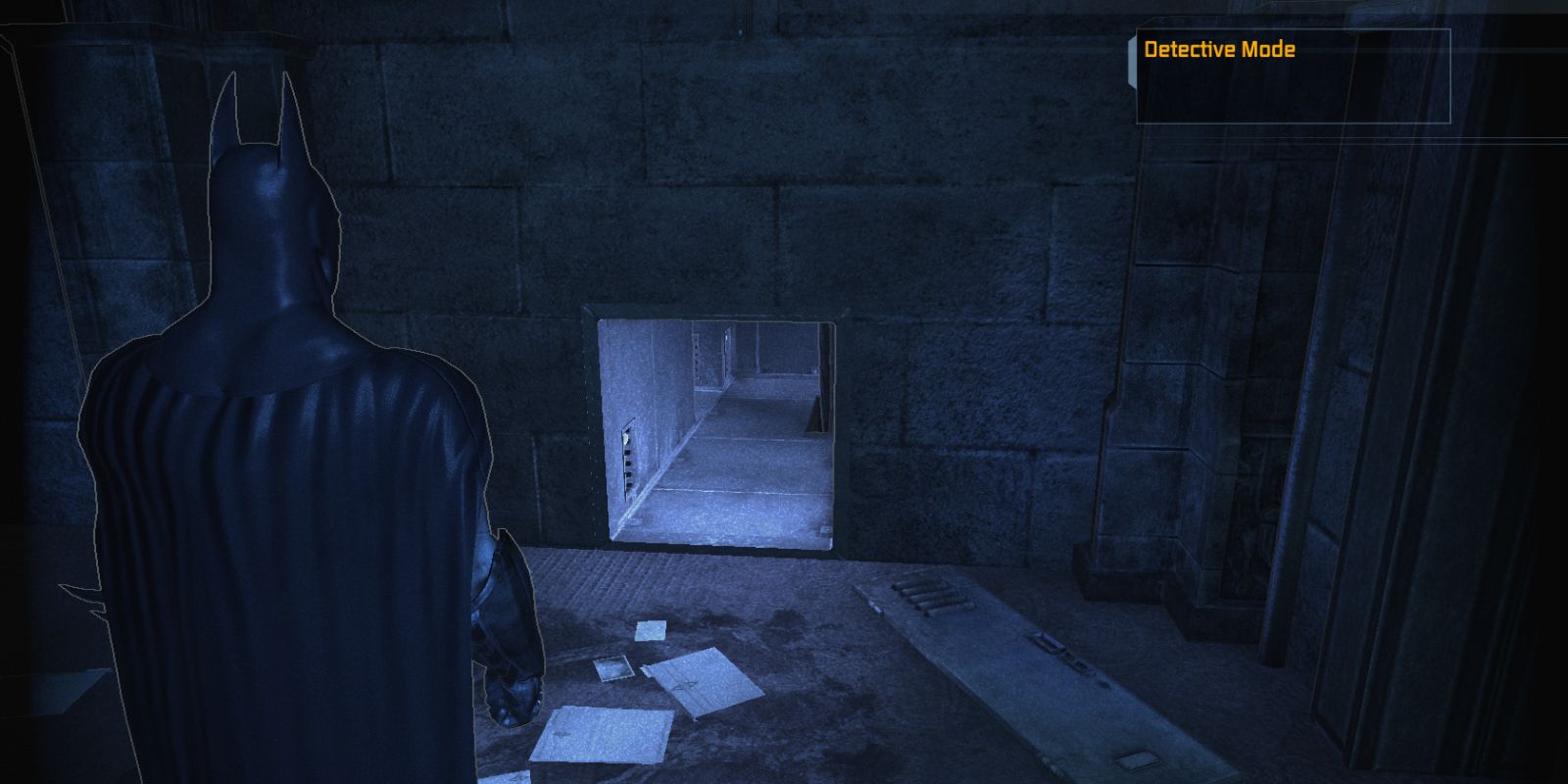 Both Die Hard's John McClane and Arkham Asylum's Batman crawl through air ducts and have their clothes gradually degrade
