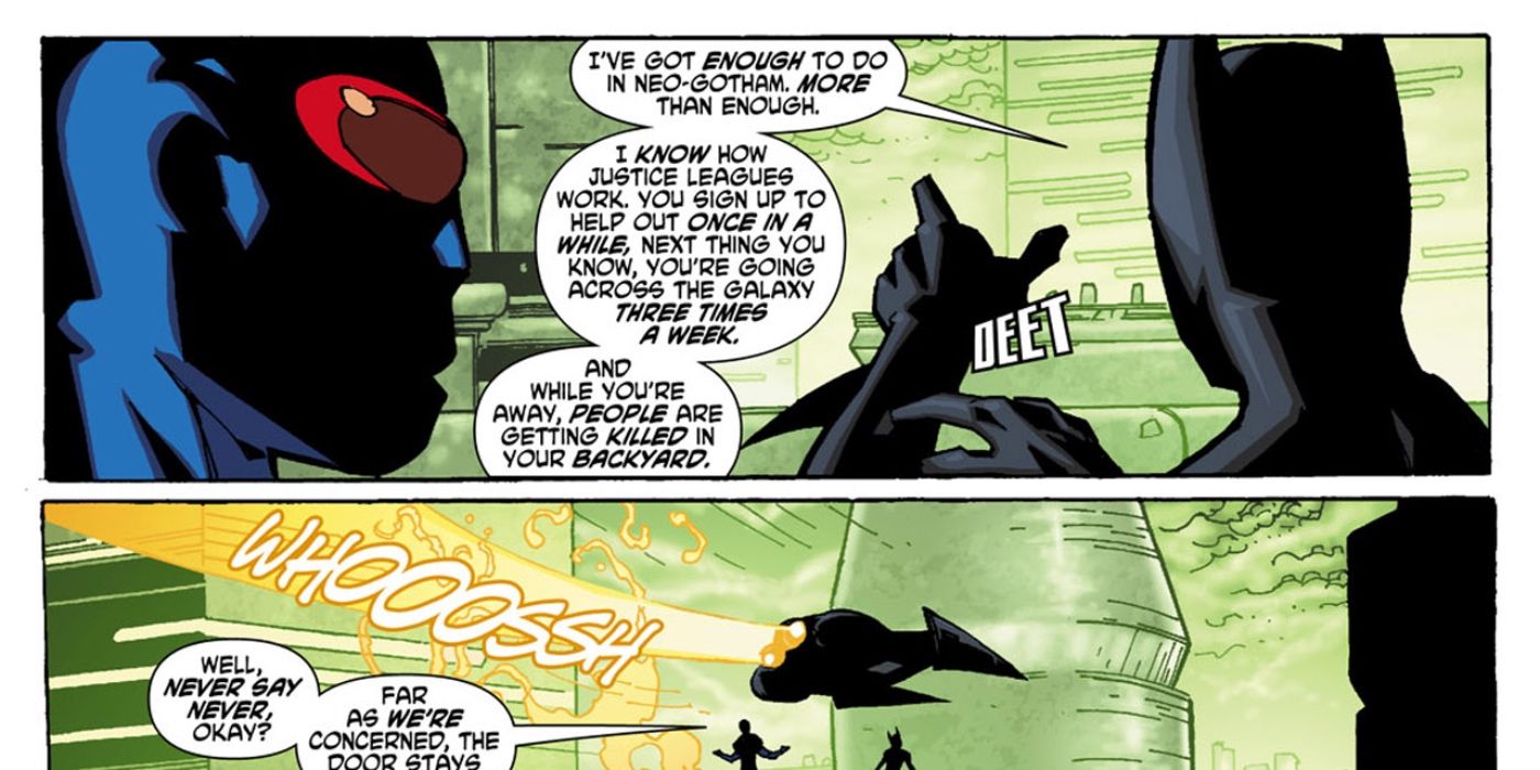 Batman Beyond Proves Bruce Shouldn’t Have Joined the Justice League