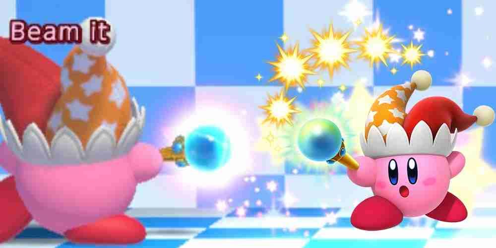 Beam Kirby beams it behind a render of Beam Kirby.