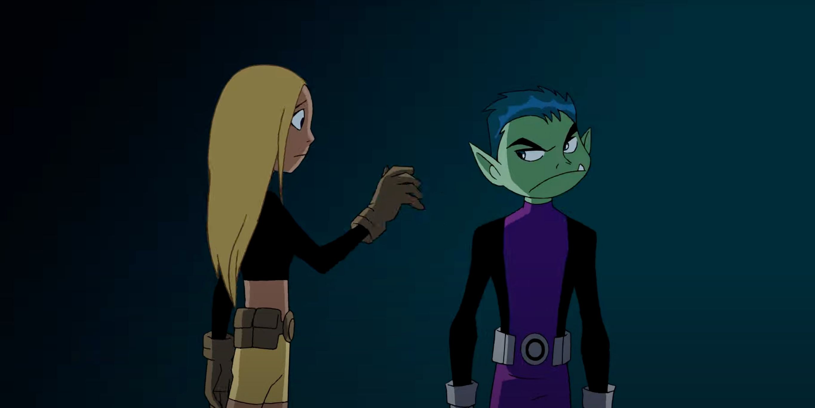 Beast Boy Gets Angry At Terra