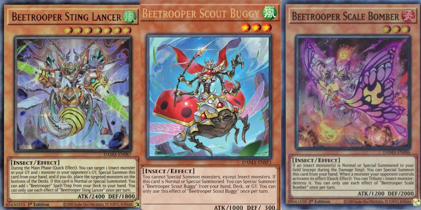 Beetrooper cards in Yu-Gi-Oh