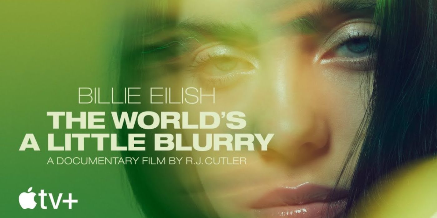 Cartão de título para Billie Eilish: The World's A Little Blurry
