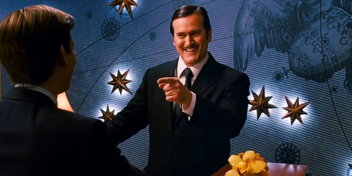 Bruce Campbell's cameo in Spider-Man 3