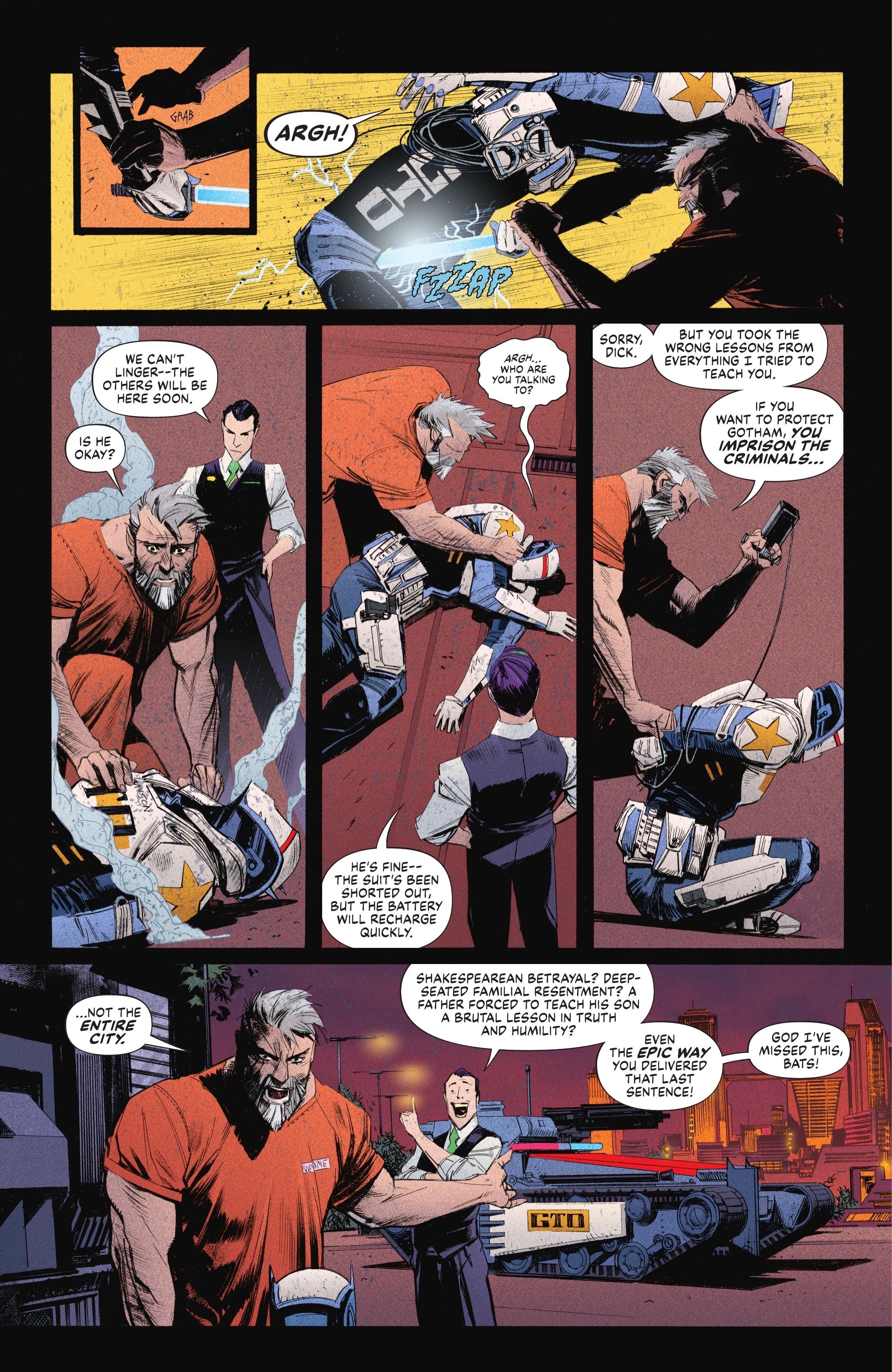 Batman gets mad at Nightwing