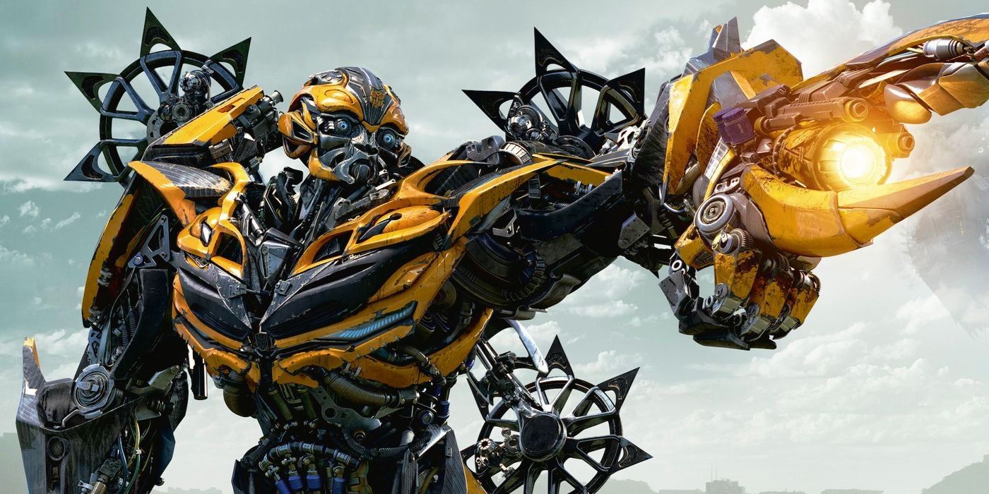 Bumble Bee prepares for battle in the Transformers Films
