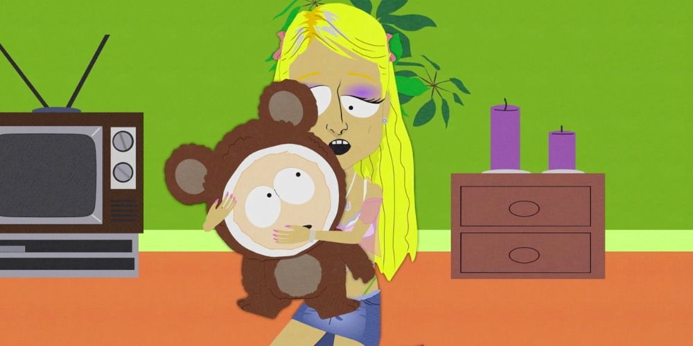 Butters in a bear costume in Stupid Spoiled Whore Video Playset