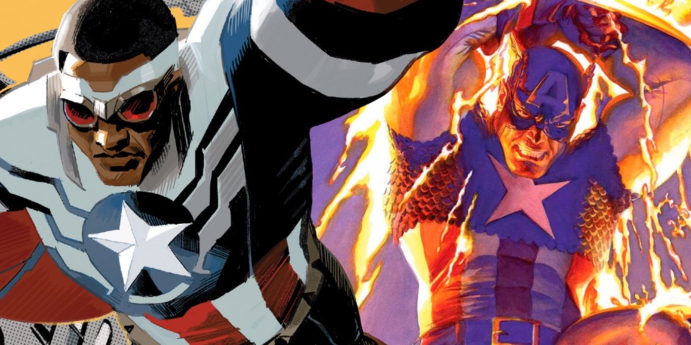 Captain America Sam Wilson and Steve Rogers Marvel Comics