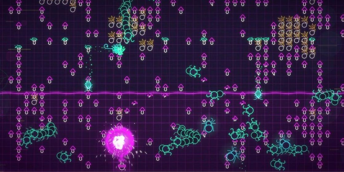 Centipede Recharged looks like Tron
