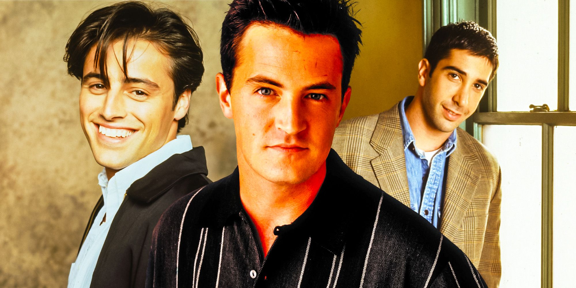 Chandler beat joey and ross in three friends moments