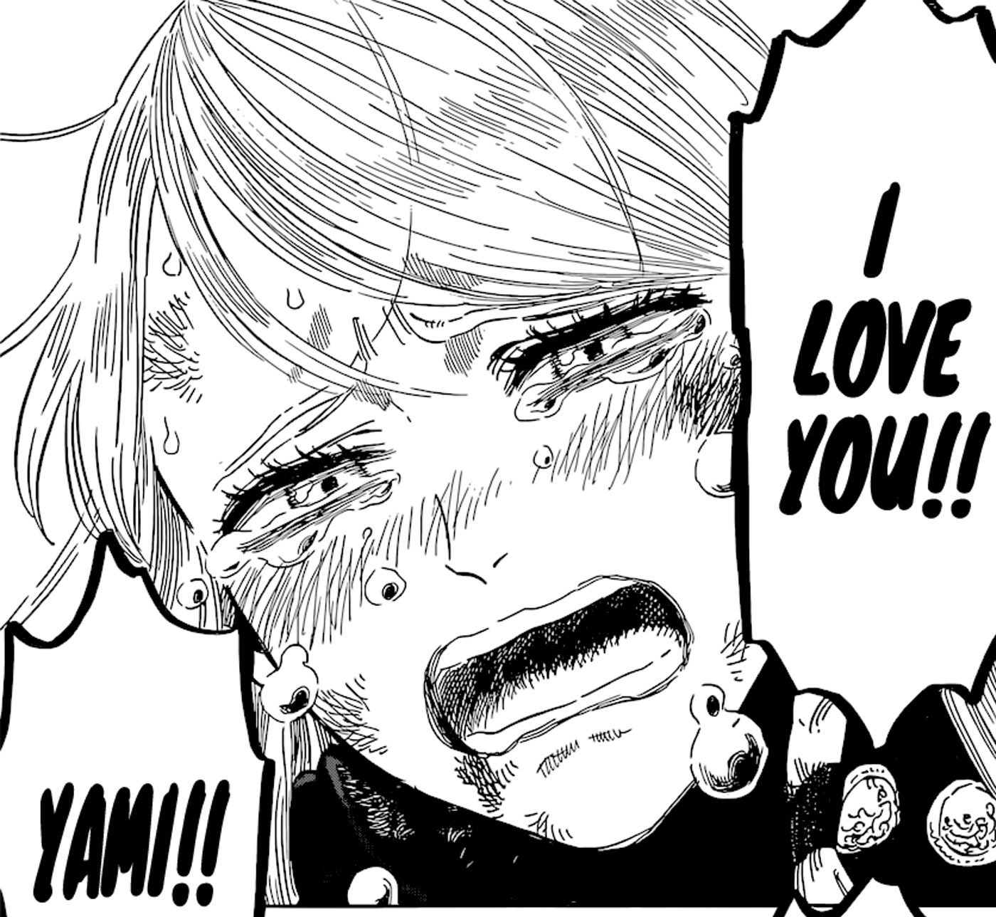 Charlotte pleads to Yami not to die in Black Clover chapter 330.
