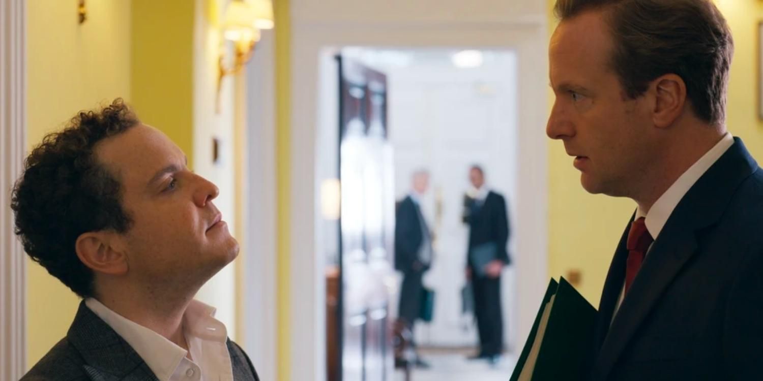 Chris talking to Tom in Anatomy of a Scandal