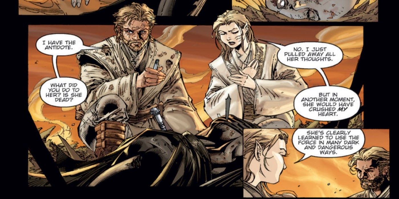Force choke used on a Jedi Master&rsquo;s heart.