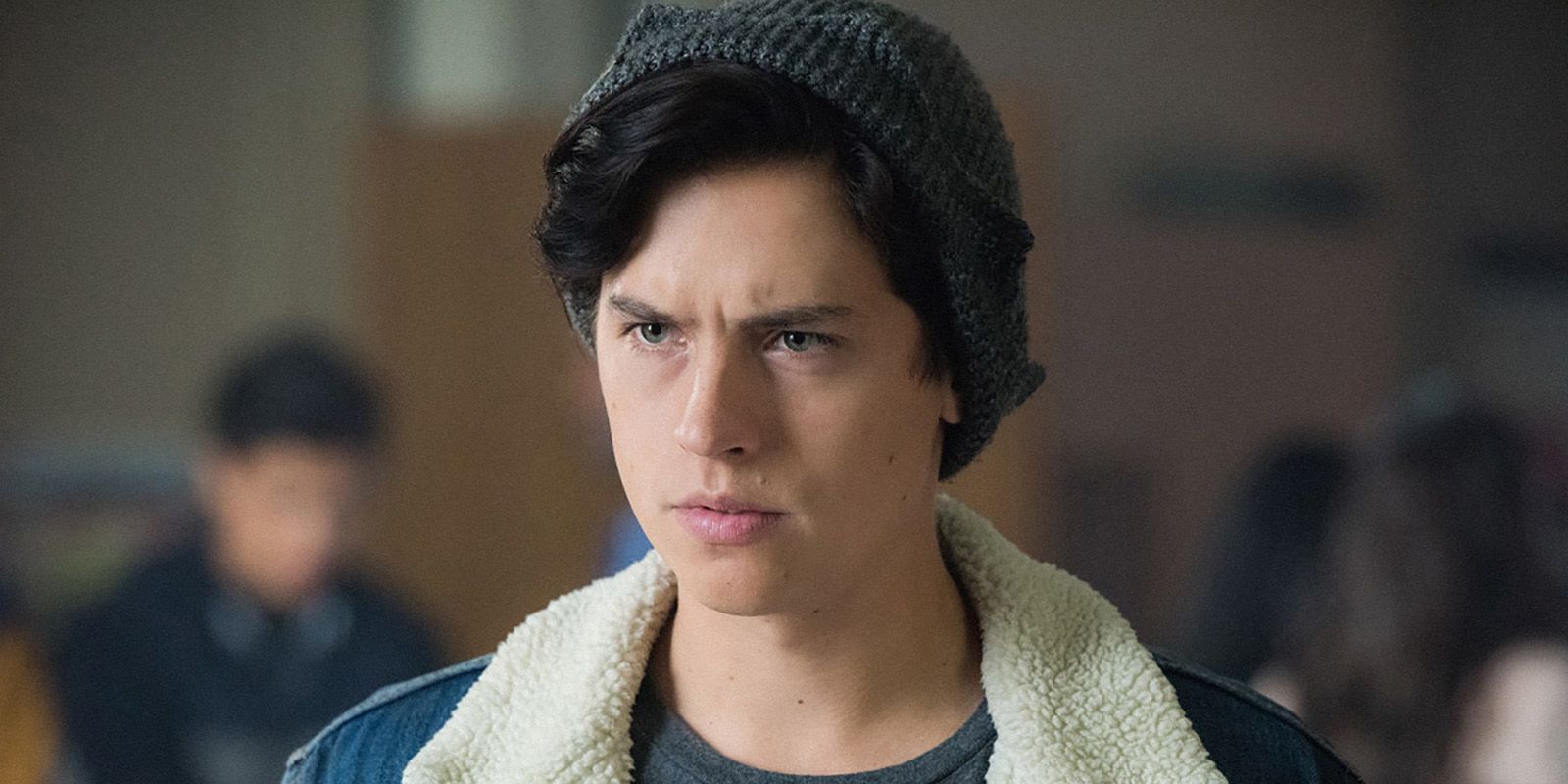 Jughead frowning in Riverdale