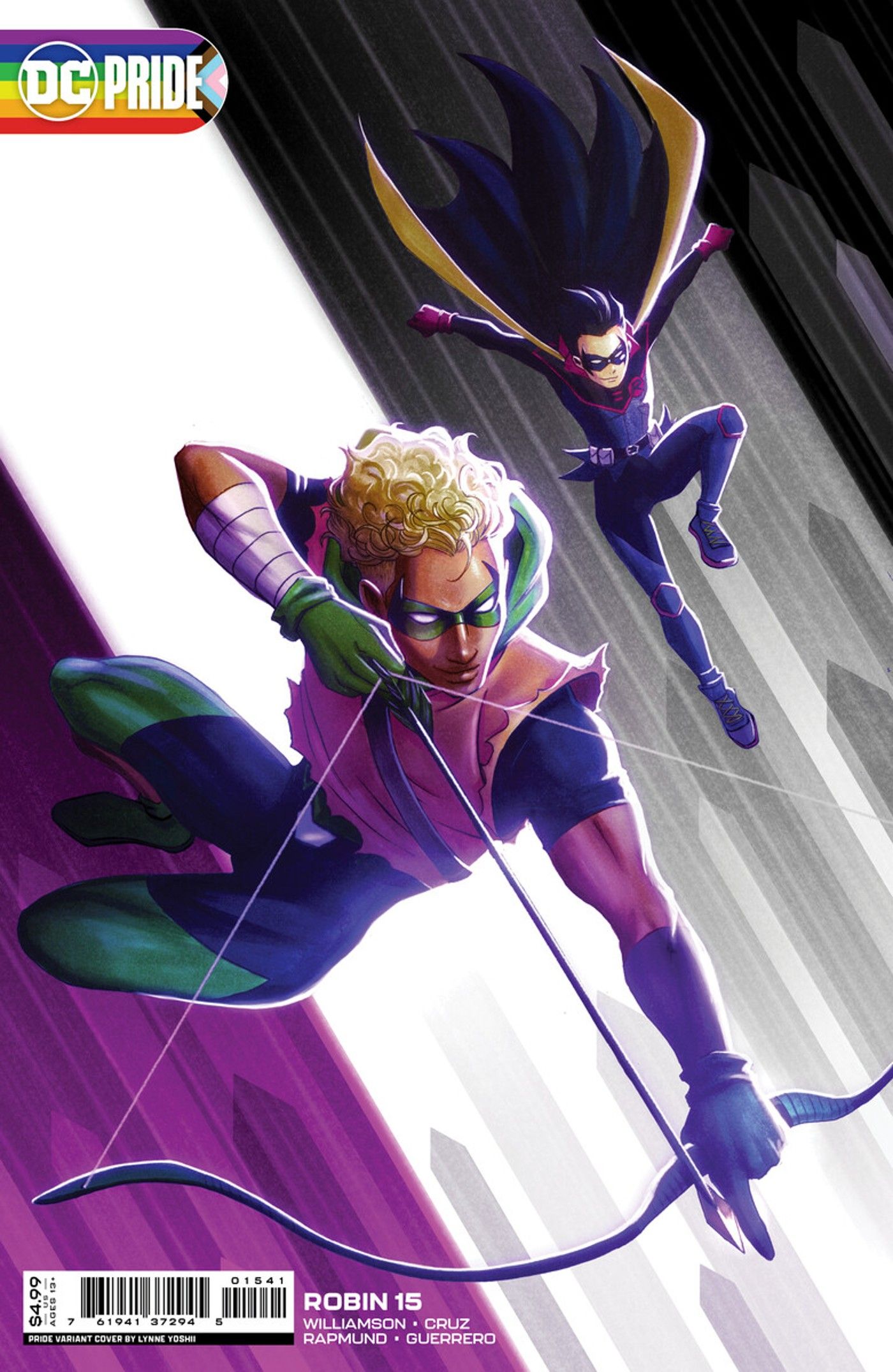 Connor Hawke Green Arrow DC Pride Asexual Flad Variant Cover