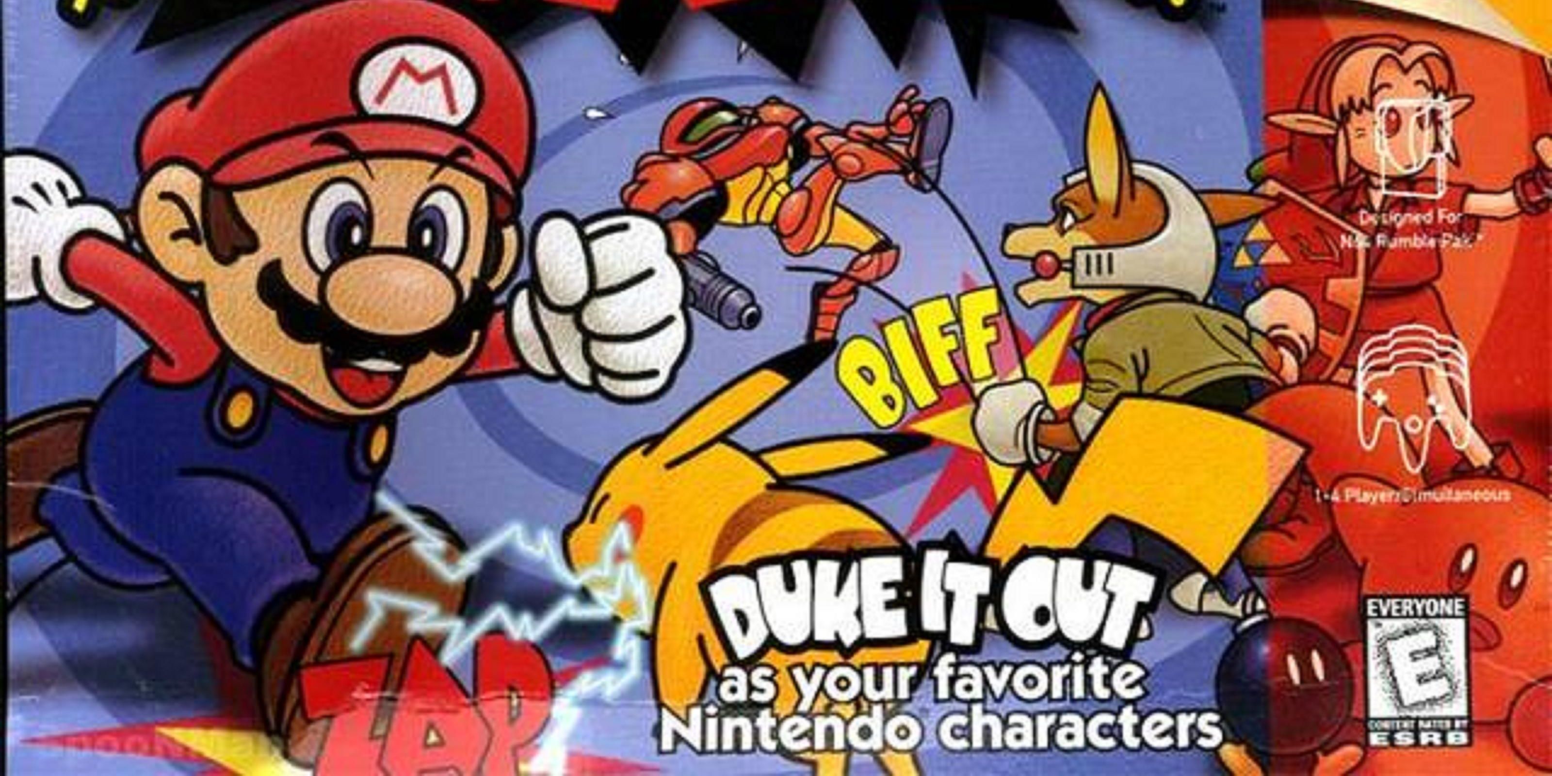 Cover art for the original Super Smash Bros for the Nintendo 64
