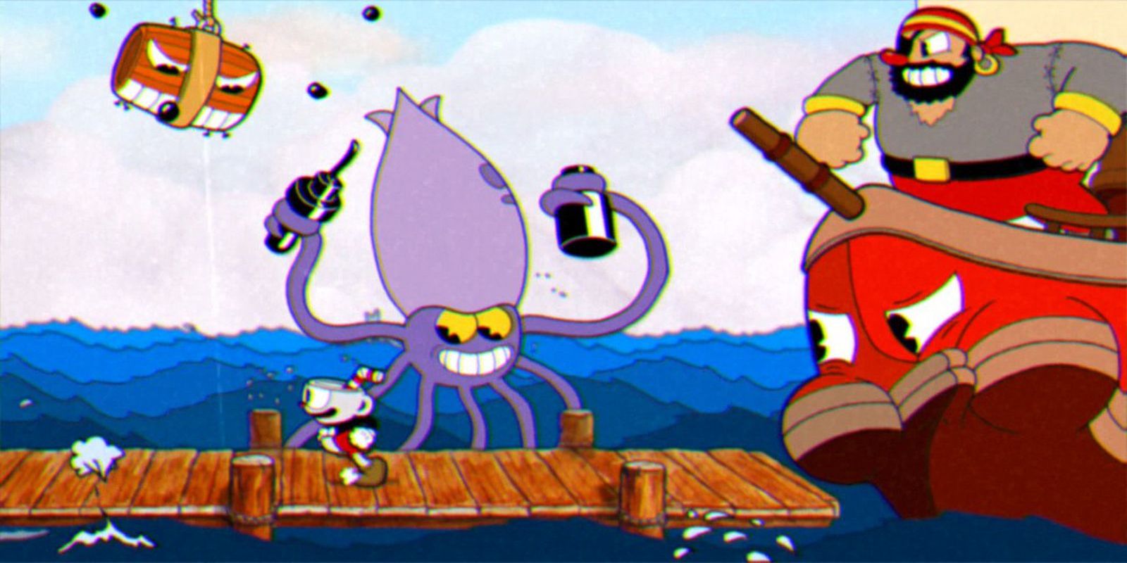 Gameplay of the 2018 video game Cuphead.