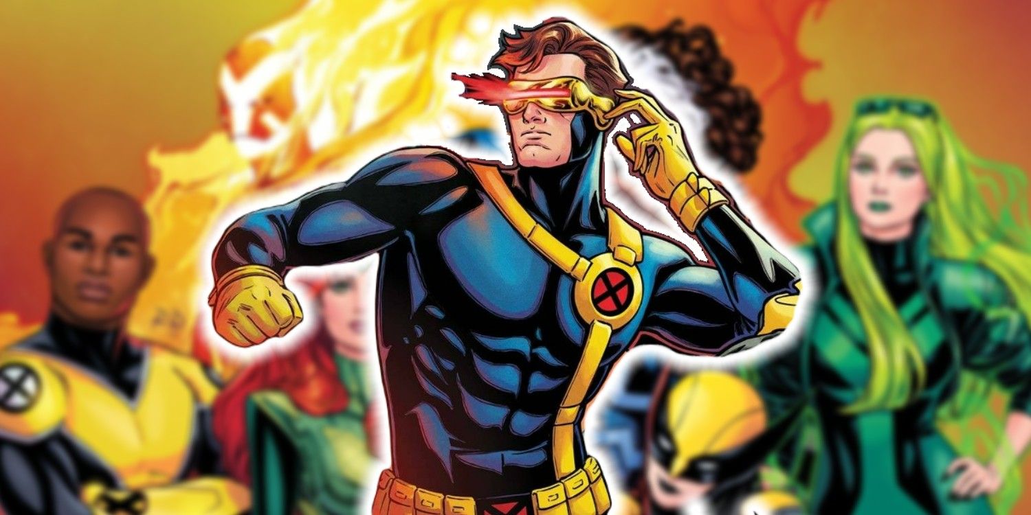 Cyclops leading the X-Men.