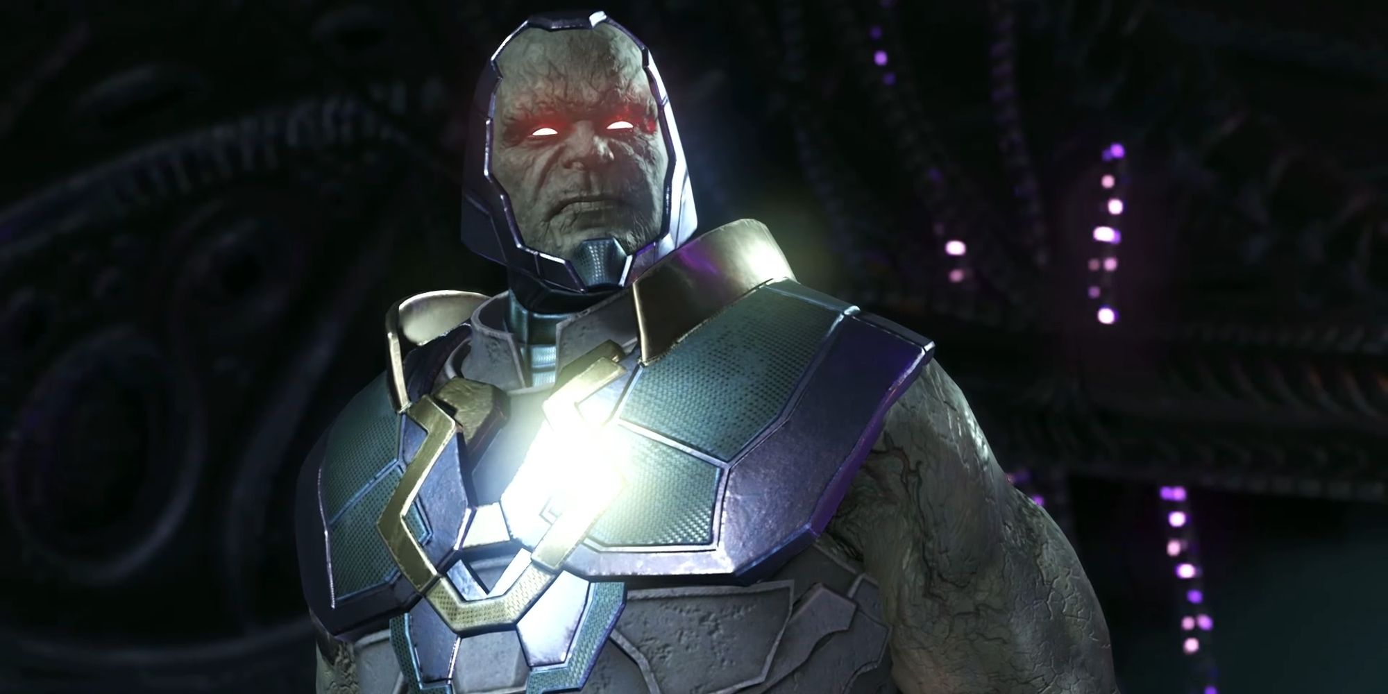 Darkseid aboard Brainiac&rsquo;s ship in Injustice 2
