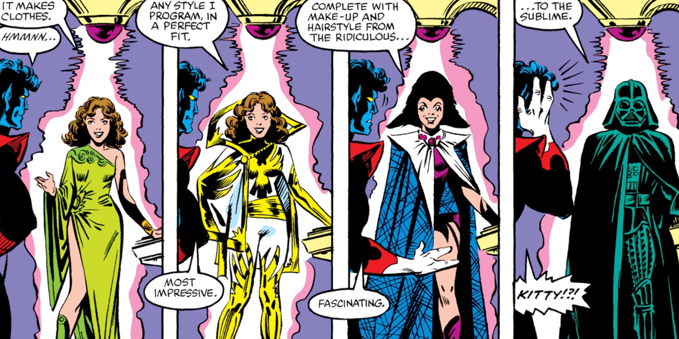 Darth Vader Marvel Crossover X-Men Cameo Kate Pryde Kitty Pryde