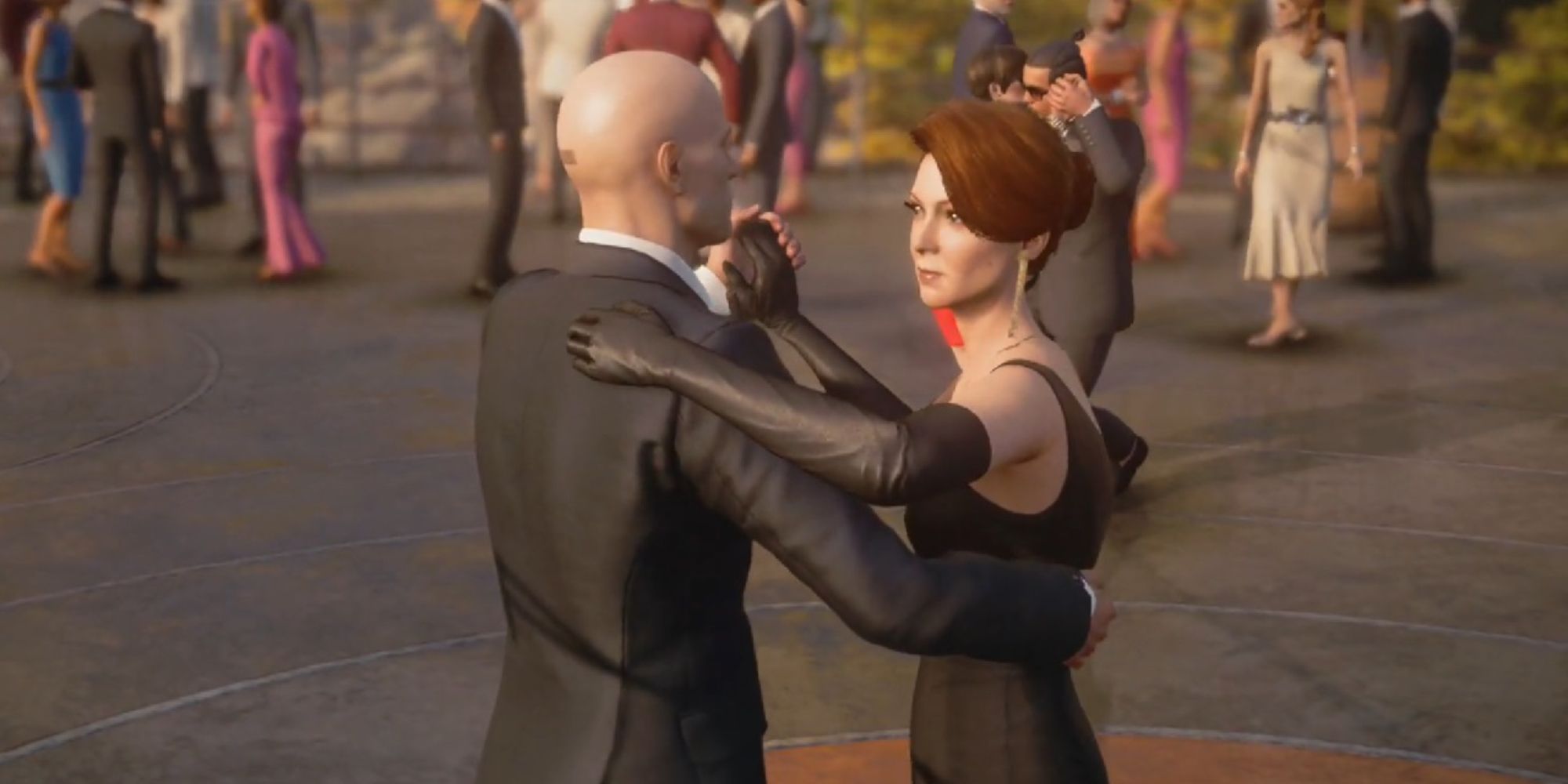 agent 47 and diana dancing