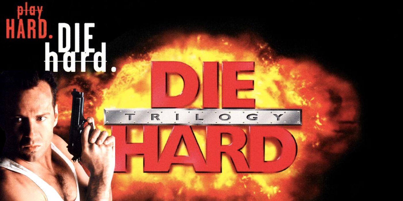 Promotional poster for Die Hard Trilogy