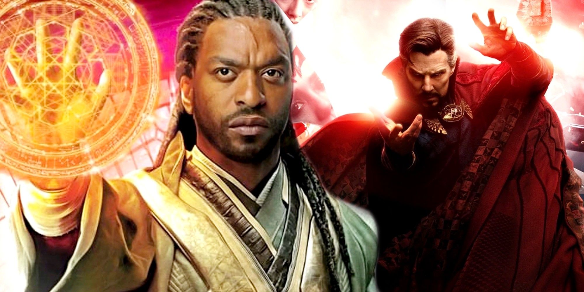Doctor Strange In The Multiverse of Madness Benedict Cumberbatch as Doctor Strange and Chiwetel Ejiofor as Mordo