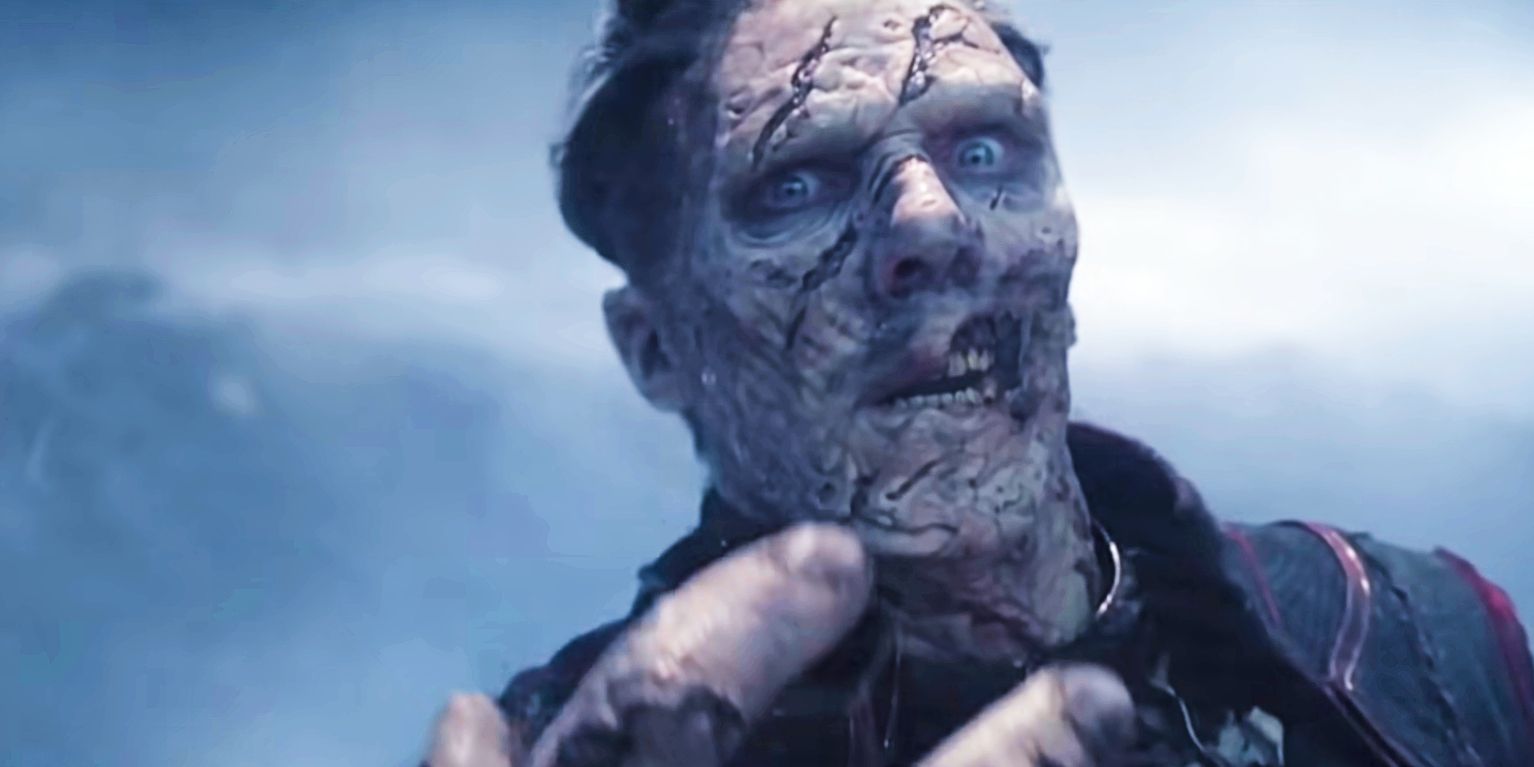 Doctor Strange as a zombie in the Multiverse of Madness
