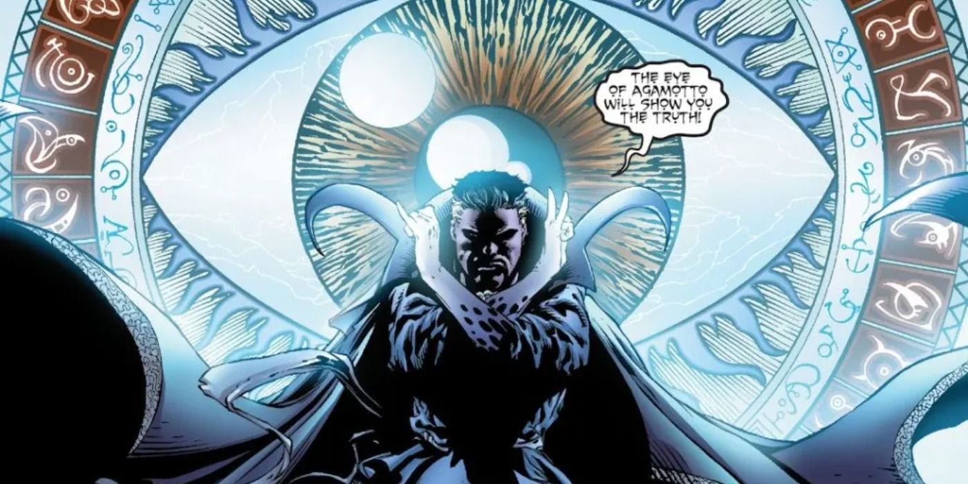 Doctor Strange uses the Eye of Aggamoto in Marvel Comics.