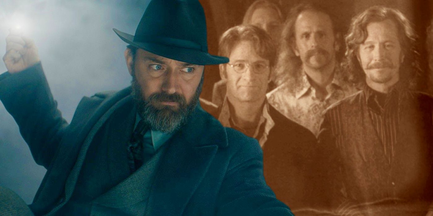 Dumbledore in Fantastic Beasts 3 and original Order of the Phoenix in Harry Potter