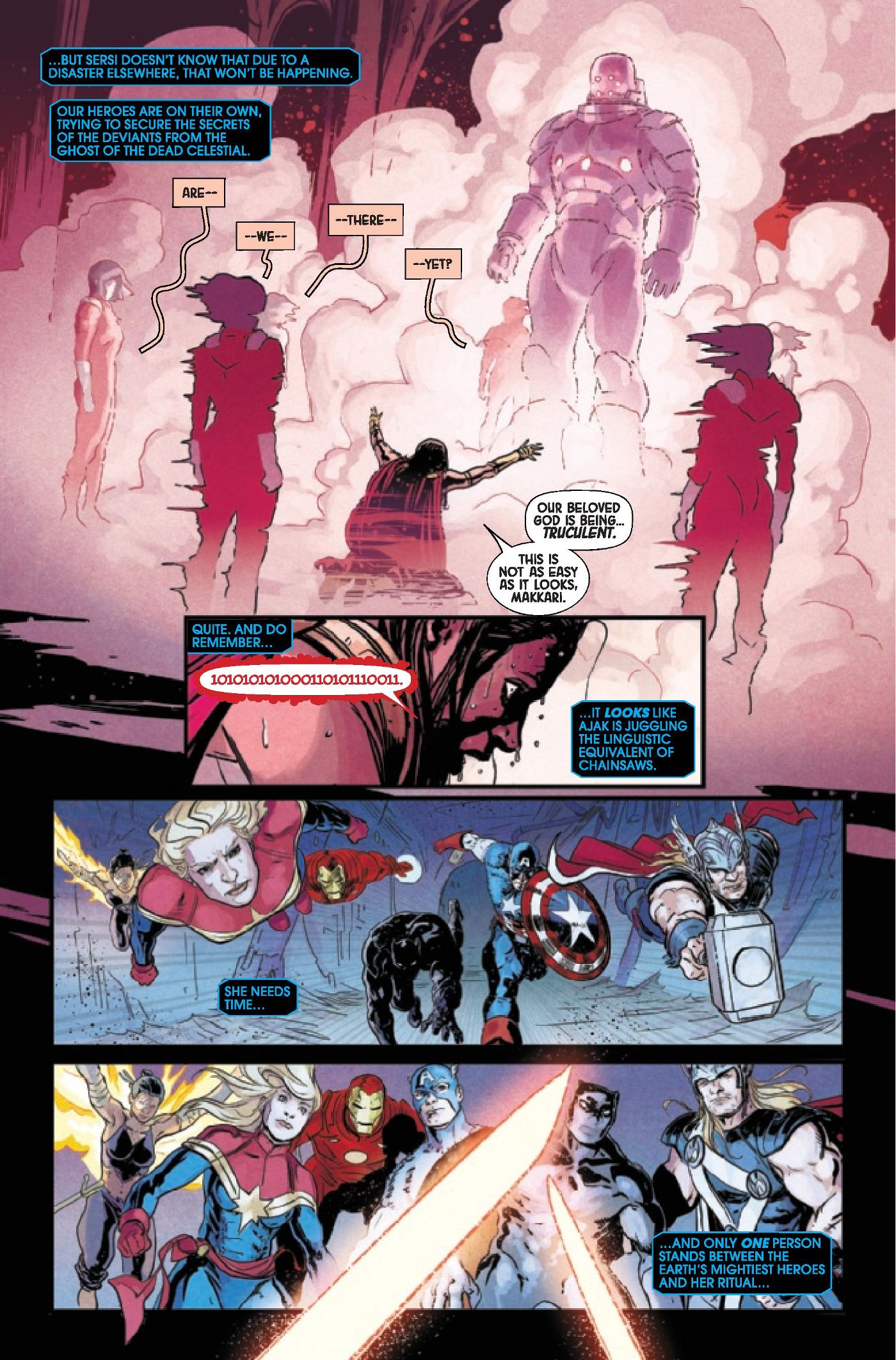 Eternals summoning a Celestial spirit