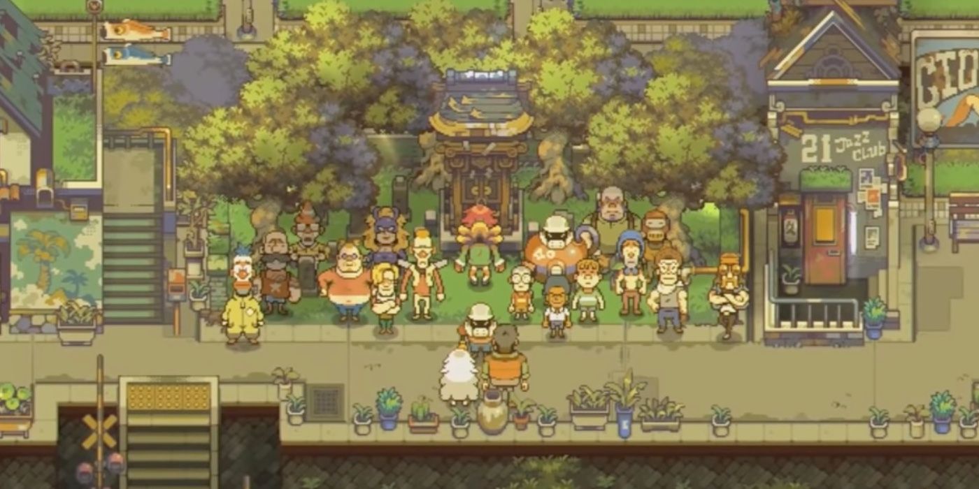 Eastward Characters living in their 16-bit world