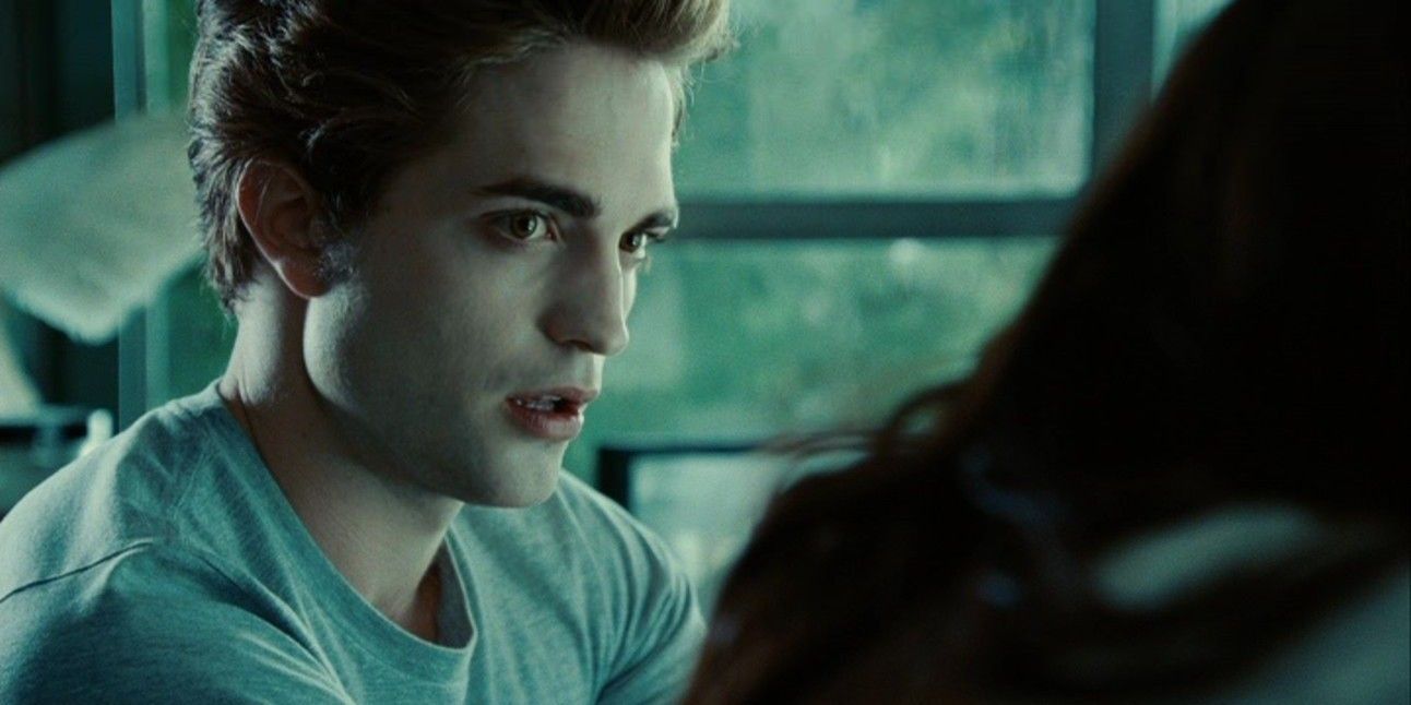 Edward talks to Bella for the first time in Twilight