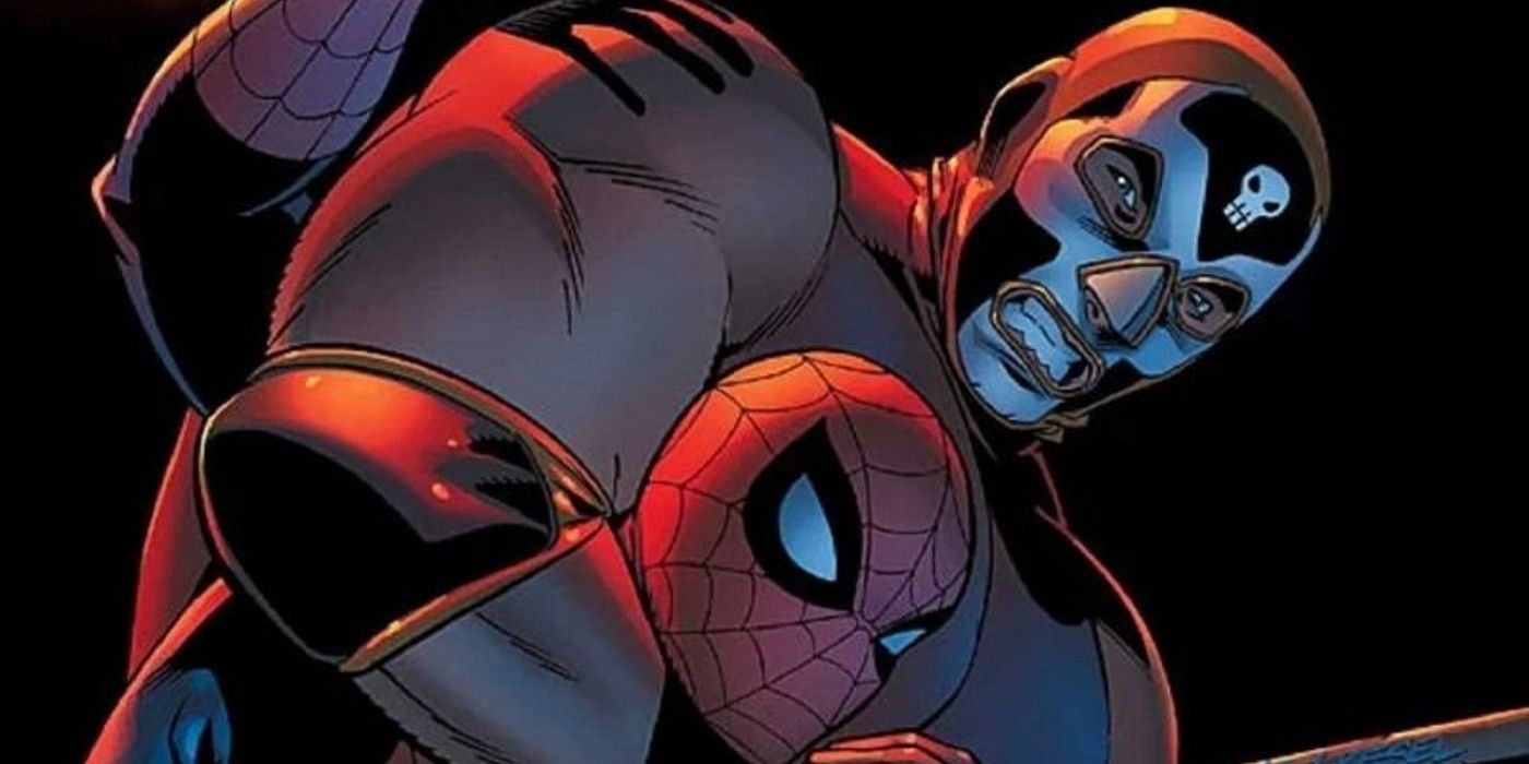 El Muerto fights Spider-Man 