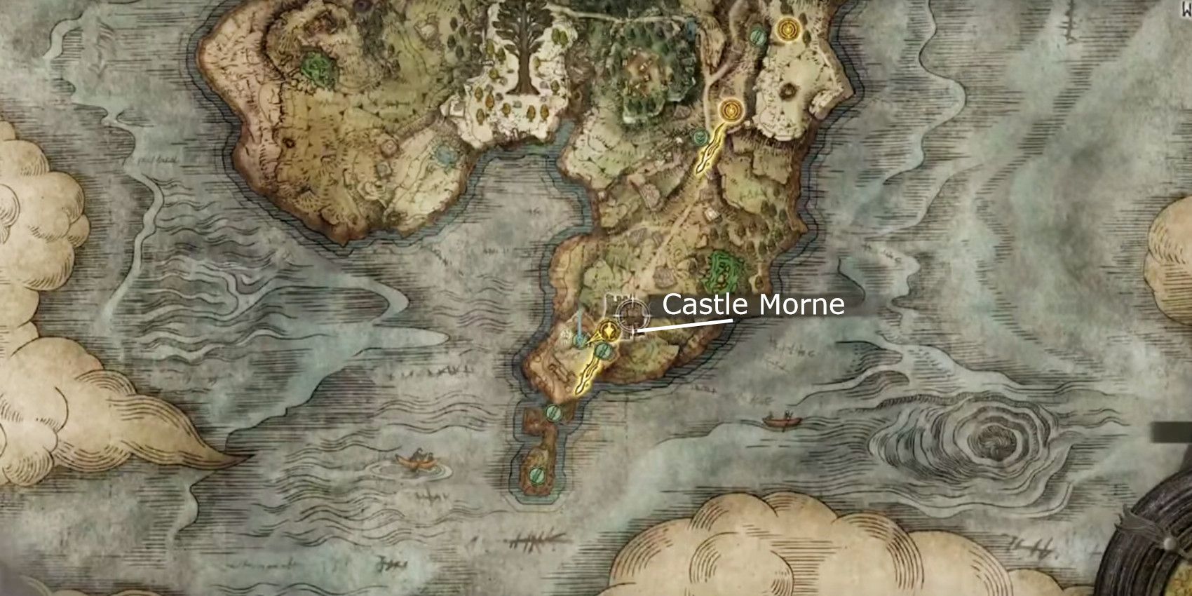 Elden Ring Castle Morne Location Map