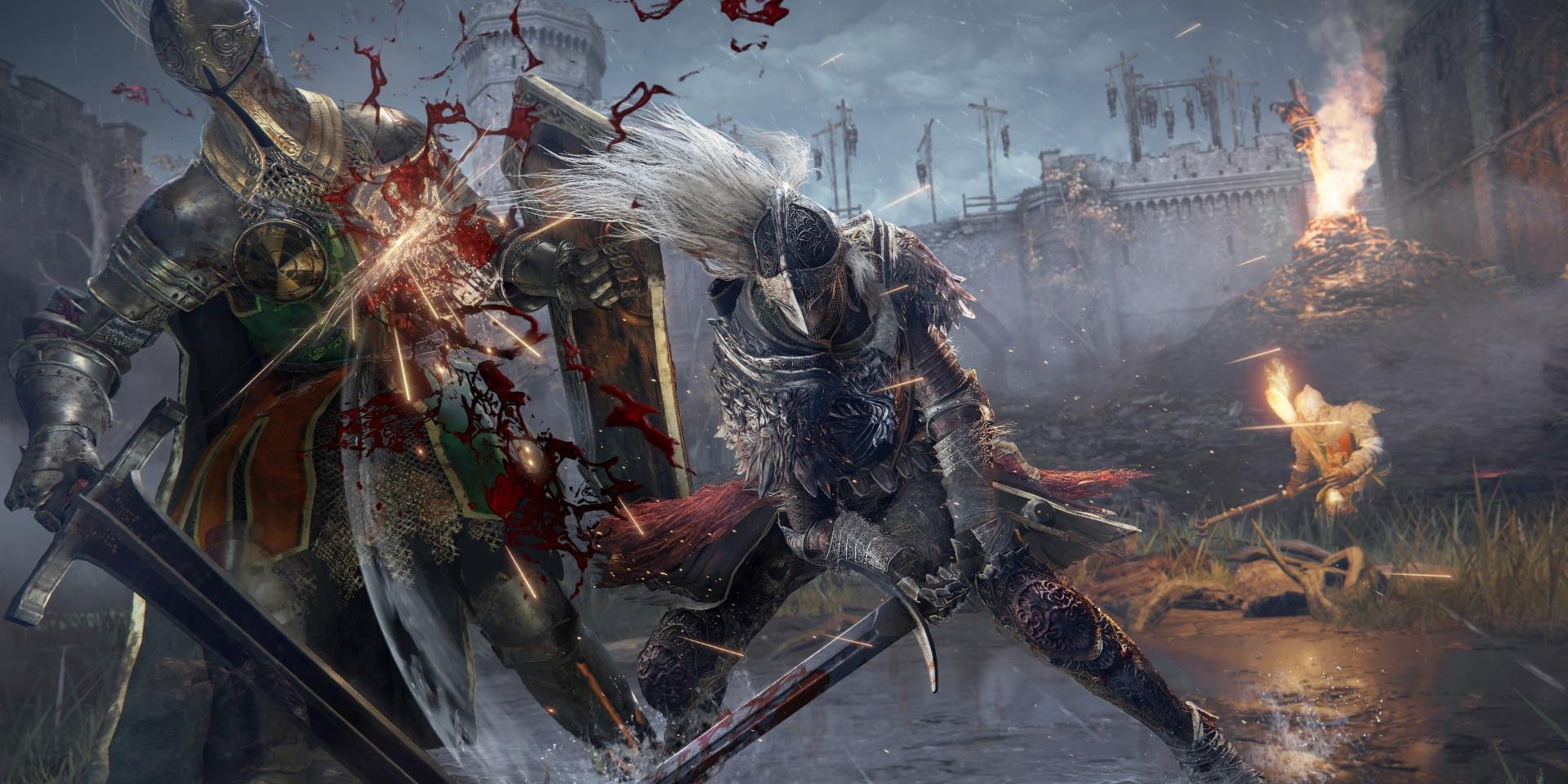 Elden Ring Player Defeating Stormveil Soldier