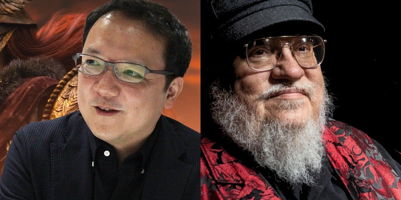 Elden Ring creators Miyazaki and George R.R. Martin