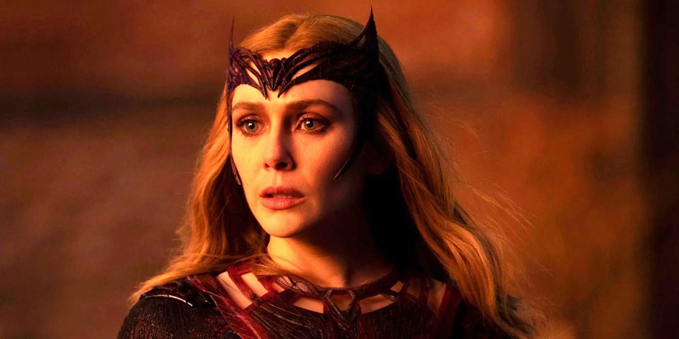 Elizabeth Olsen as Scarlet Witch in Doctor Strange 2 Multiverse of Madness