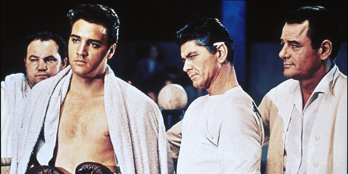 Elvis stands in his corner from Kid Galahad